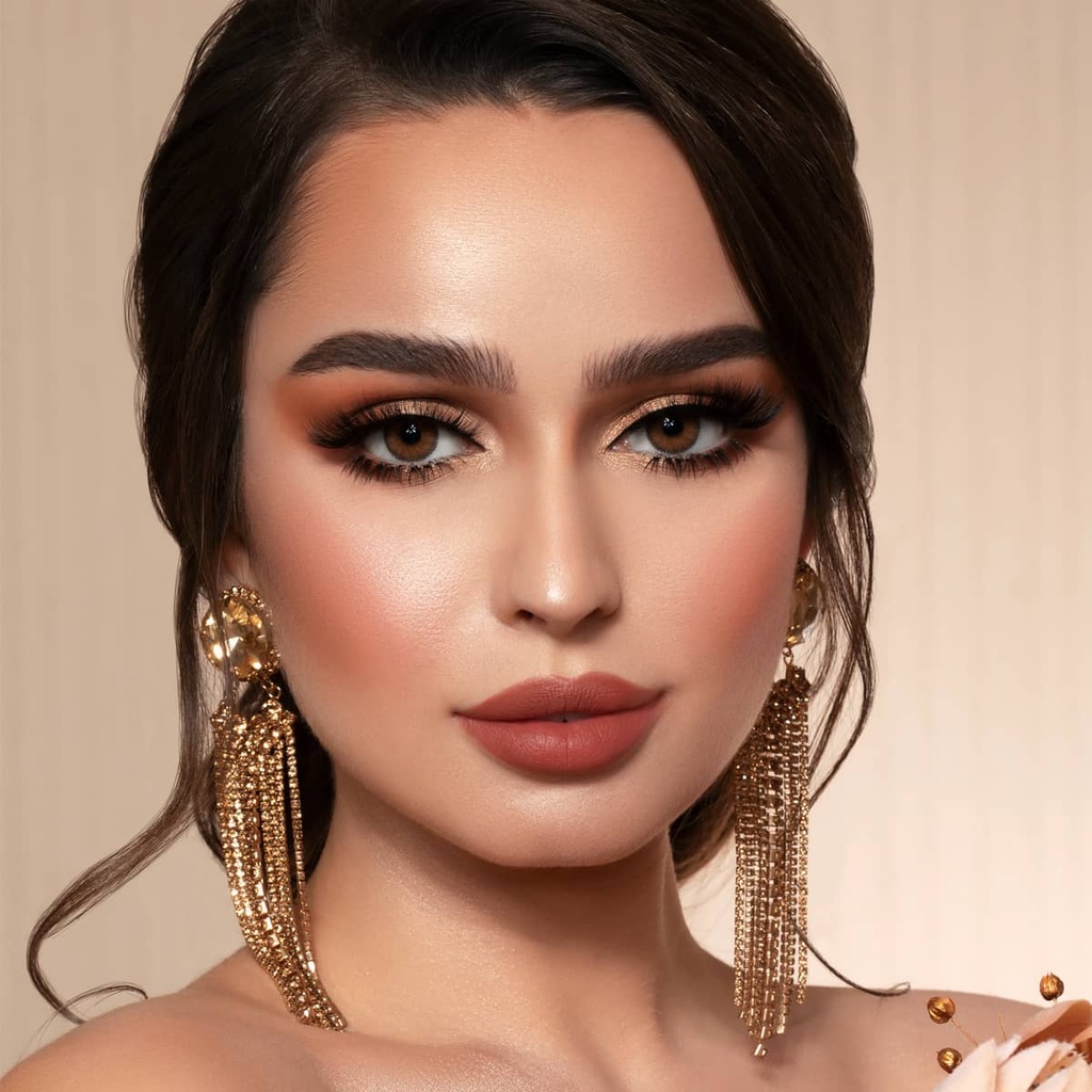 DIAMOND EYE LUMINOUS LATIN BROWN MONTHLY COLOR CONTACT LENSES - 2 PACK