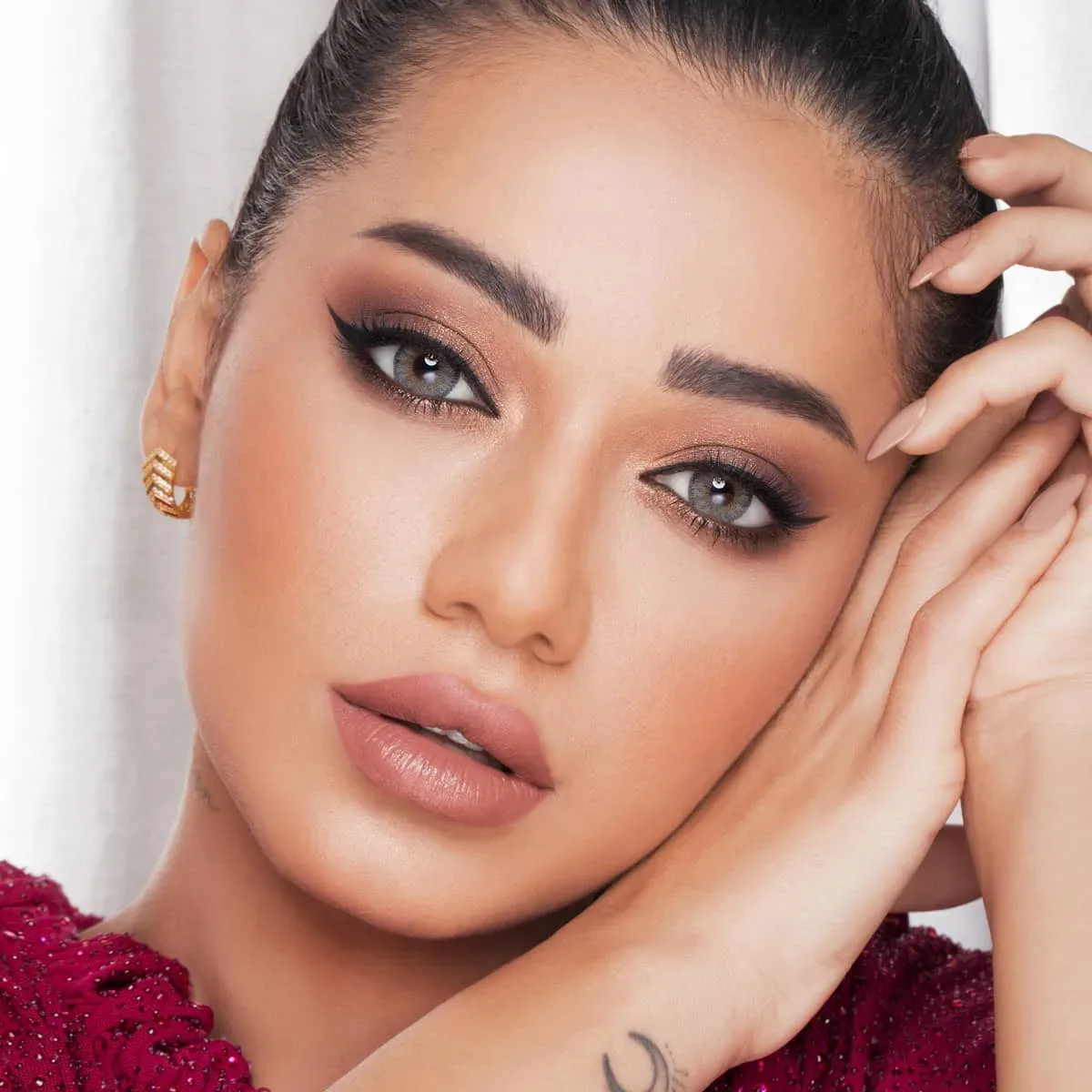 DIAMOND EYE LUMINOUS LATIN BROWN MONTHLY COLOR CONTACT LENSES - 2 PACK