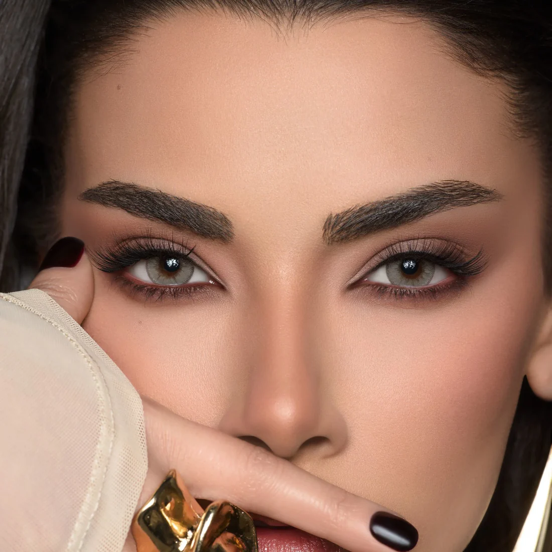 BELLA CONTOUR GRAY MONTHLY COLOR CONTACT LENSES - 2 PACK