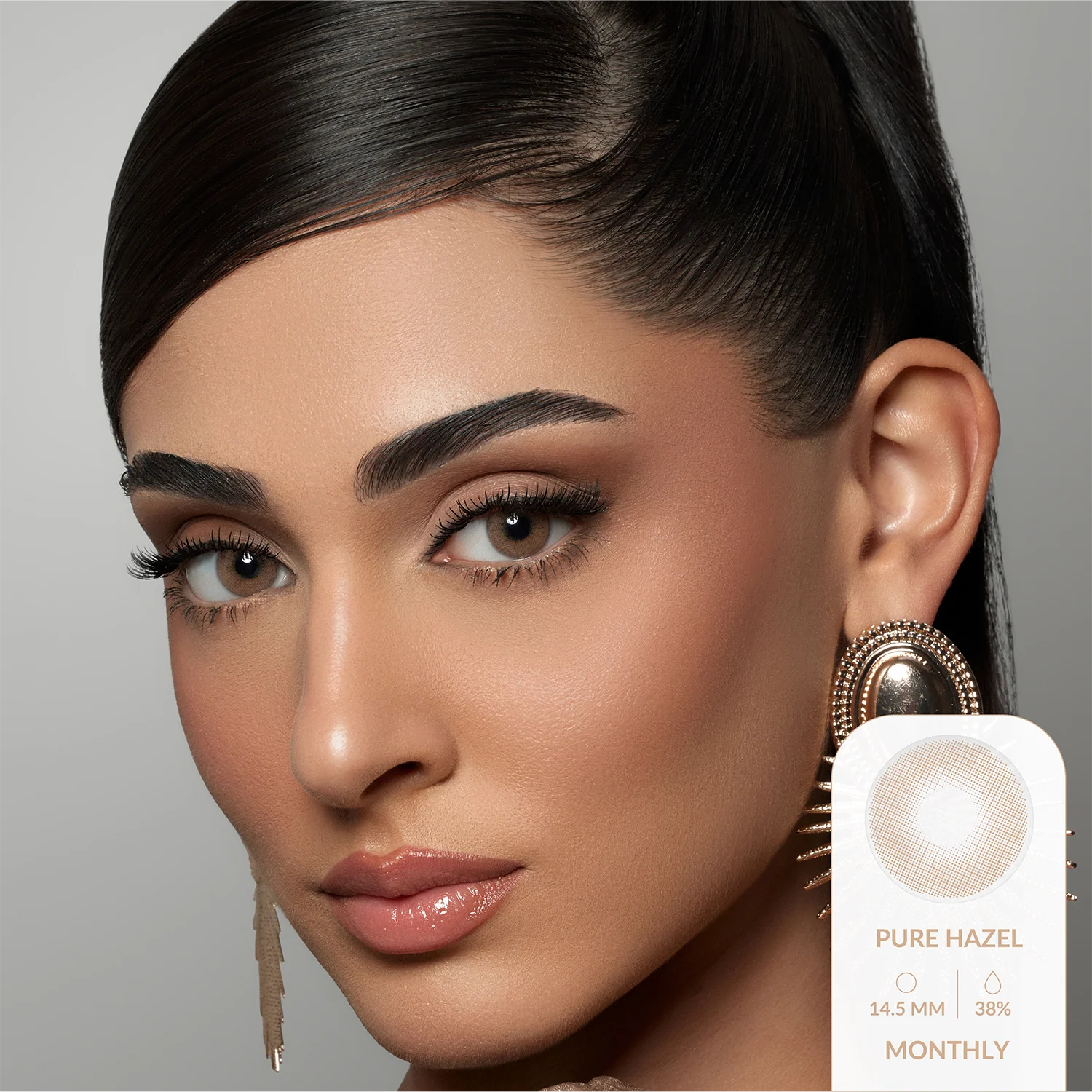 AMARA PURE HAZEL MONTHLY COLOR CONTACT LENSES – 2 PACK