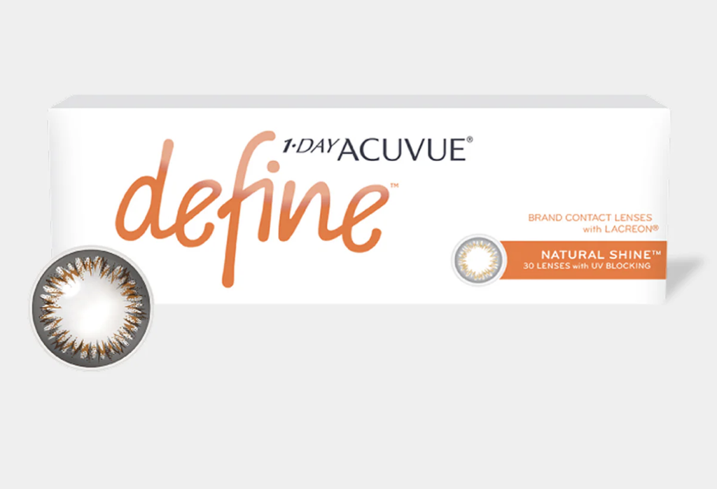 ACUVUE DEFINE NATURAL SHINE DAILY COLOR CONTACT LENSES – 30 PACK