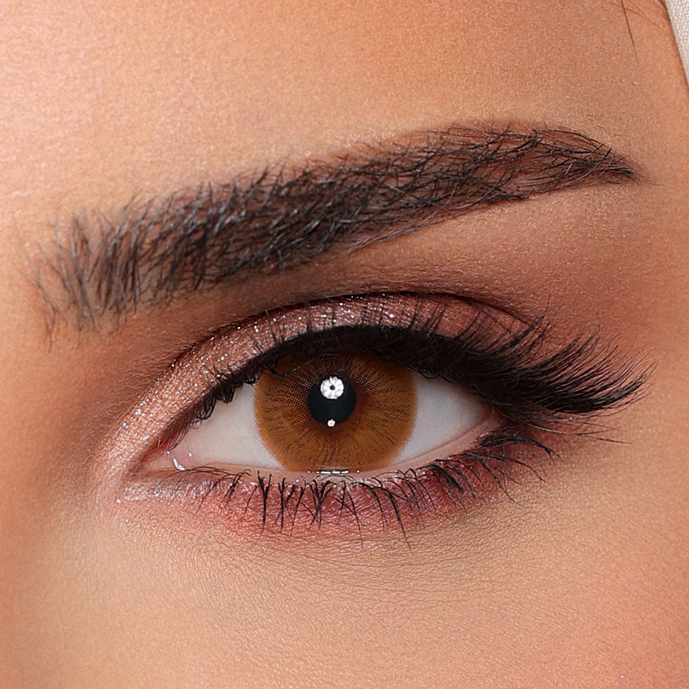 LUMINOUS OCRE MONTHLY COLOR CONTACT LENSES - 2 PACK