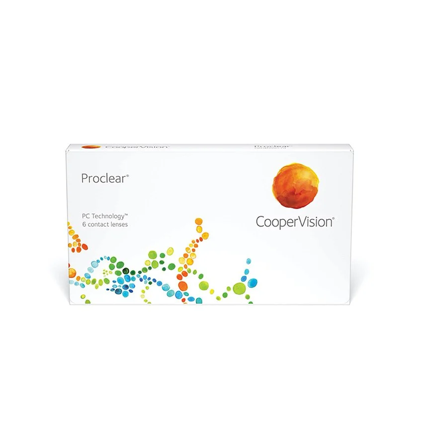 PROCLEAR MONTHLY CLEAR CONTACT LENSES – 6 PACK