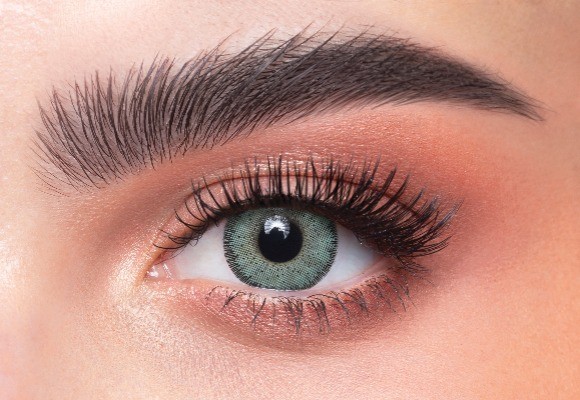 DAHAB LUMIRERE GREEN MONTHLY COLOR CONTACT LENSES - 2 PACK