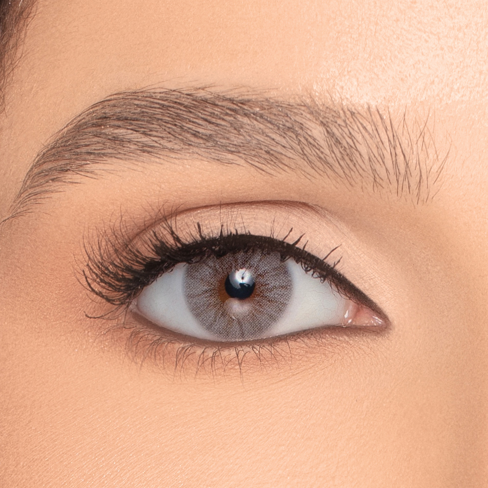 NATUREL CORE GRAY MONTHLY COLOR CONTACT LENSES - 2 PACK