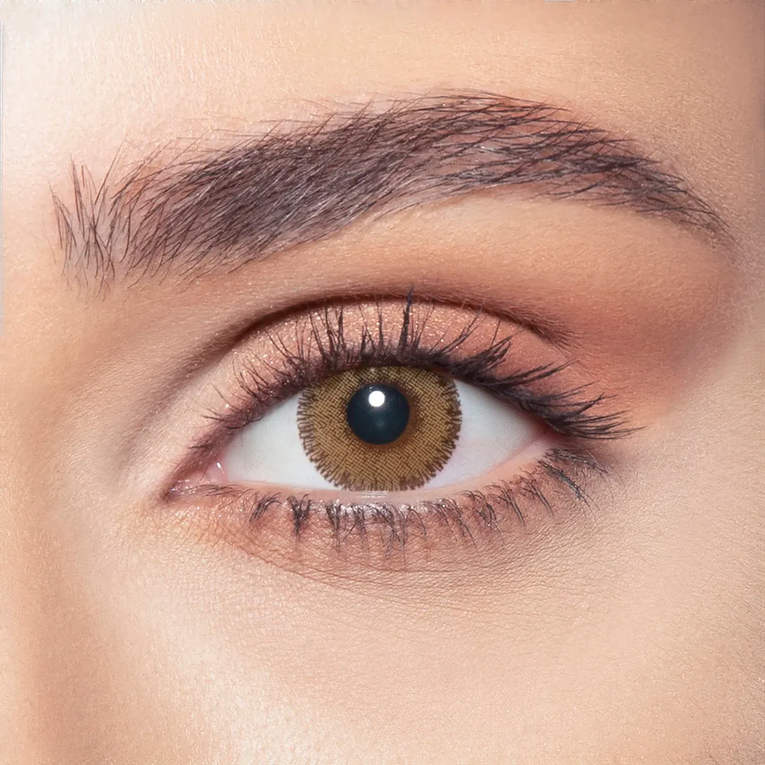 BELLA GLOW RADIANT HAZELNUT MONTHLY COLOR CONTACT LENSES - 2 PACK