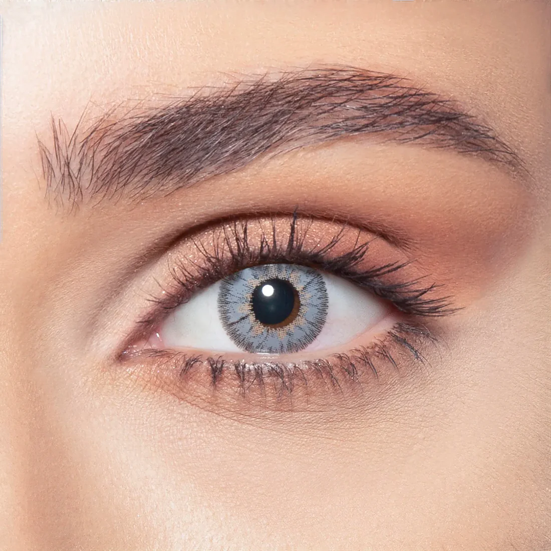 BELLA NATURAL VIOLA GRAY MONTHLY COLOR CONTACT LENSES - 2 PACK