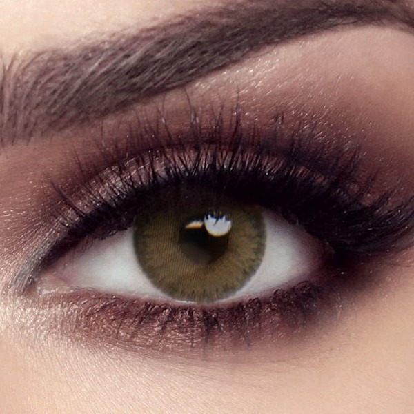 BELLA ELITE GREEN OLIVE MONTHLY COLOR CONTACT LENSES - 2 PACK