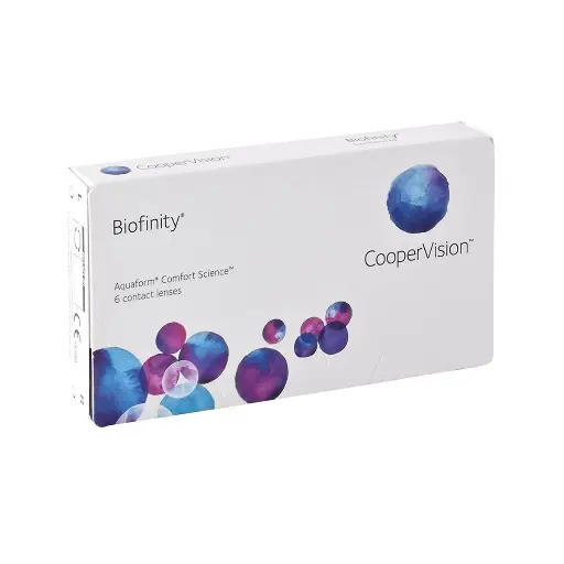 BIOFINITY MONTHLY CLEAR CONTACT LENSES – 6 PACK