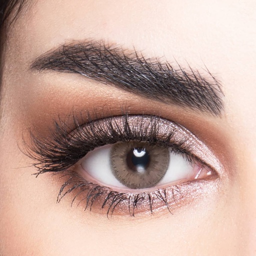 MYLENS LIGHT BROWN MONTHLY COLOR CONTACT LENSES - 2 PACK